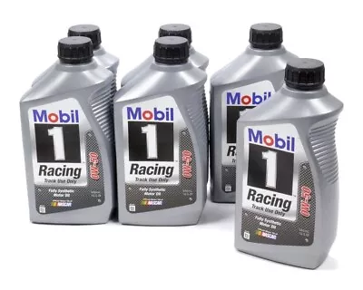 Mobil 1 Racing Full Synthetic Motor Oil 0W-50 1 Quart Case Of 6 • $90
