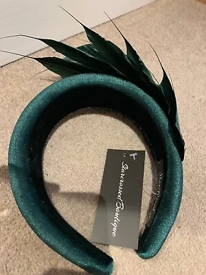 £25 • Buy Green Headband Feather Fascinator BNWT