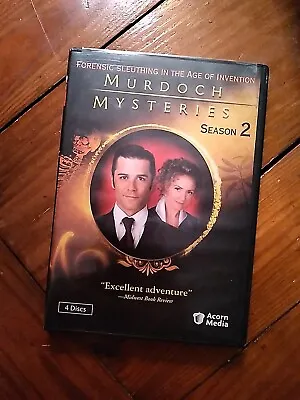 Murdoch Mysteries Season 2 (DVD) 2010 - 4 Disc Set • $8.92