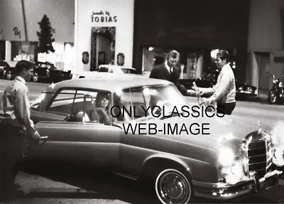 Sexy Natalie Wood Candid Paparazzi Out To Dinner Photo Vintage Mercedes Benz Car • $7.99