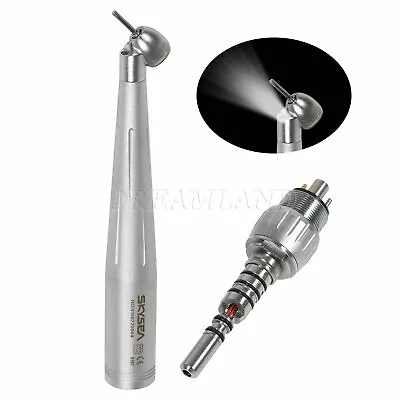 MT Dental 45 Degree Small Fiber Optic Handpiece + 6 Hole Quick Coupler • $236.89