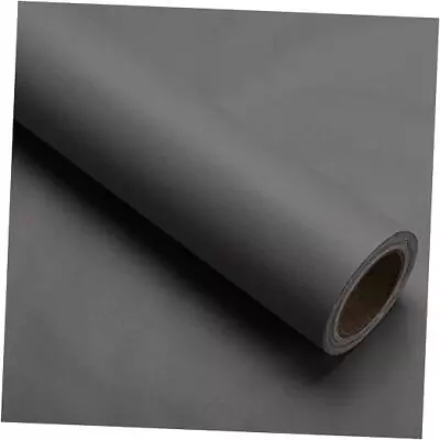 Grey Self Adhesive Wallpaper Peel And Stick Film Grey Contact Paper Dark Gray • $16.30