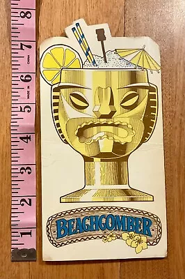 $149 • Buy 60s Vintage Beachcomber Tiki Bar Trader Vics Drink Menu May Fair Hotel London
