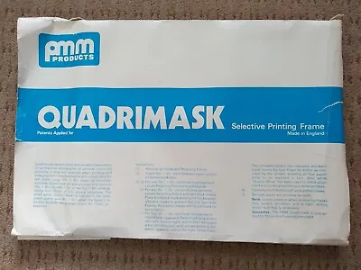 Quadrimask Selective Printing Frame Photographic Darkroom Equipment • £10
