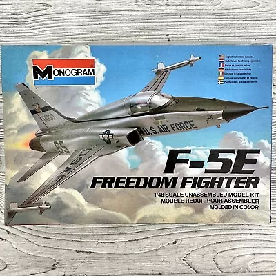 Vtg Monogram F-5E Freedom Fighter 1/48 Airplane Model Kit Parts Are Sealed /cb • $35