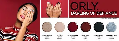 Orly Darling Of Defiance Collection Holiday 2017 Gel FX Gel Polish Set Of 6 • $59.99