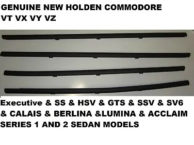 Outer Door Weather Window Rubber Seal Holden Commodore VT VX VY VZ SEDAN GENUINE • $249