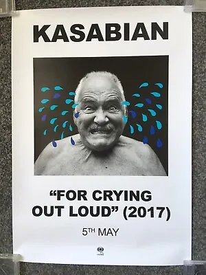 KASABIAN - MUSIC PROMO POSTER - “FOR CRYING OUT LOUD” ALBUM - ORIGINAL - 42x30cm • £10.99