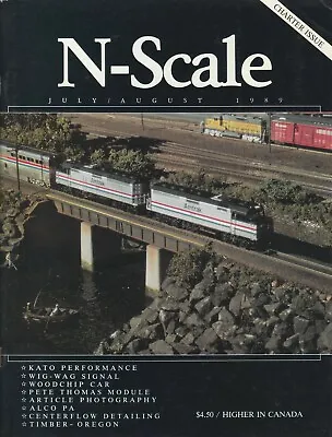 N-scale 7-8/1989 Charter / Premier Issue / Woodchip Car Alco Pa Oregon Timber • $8.75