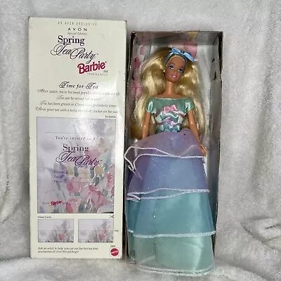 Spring Tea Party Barbie Special Edition Avon Exclusive 1997 Mattel 1966 Body • $19.99