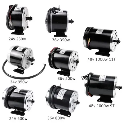 24V/36V/48V 250w-1000w Brush Electric Motor For E-bike Go Kart Scooter Razor • $74.99