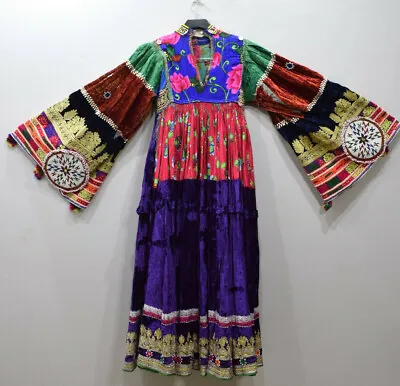 Dress Vintage Afghani Kutchi Handmade Beaded Dress • $476