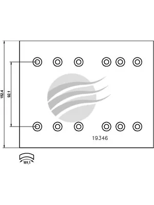 Textar Commercial Lining For Rockwell Axle (1934601) • $232.83