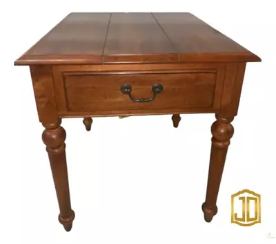 Ethan Allen Country Crossing Collection Maple Wood End Table #17 8423 Cinnamon • $350