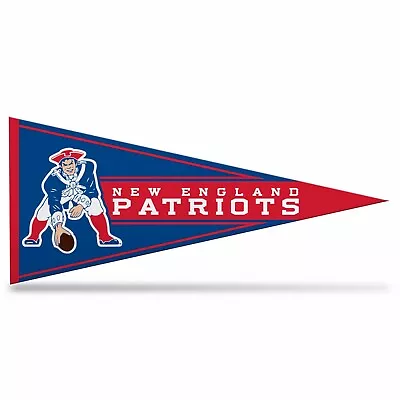 New England Retro NFL Retro Mini Pennant 9 X4  New Felt Made In USA  • $2.49