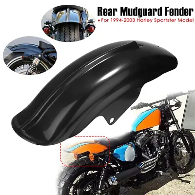 Universal Motorcycle Rear Fender Mudguard For Harley Chopper Bobber Cafe Racer • $20.90