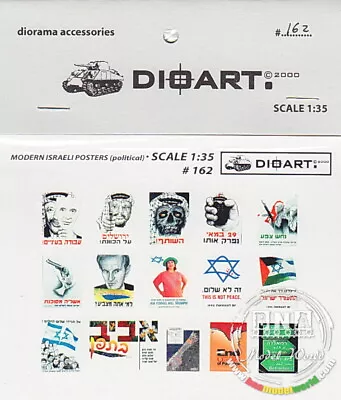 DioArt 1/35 Modern Israeli Posters (Political) • $5.15