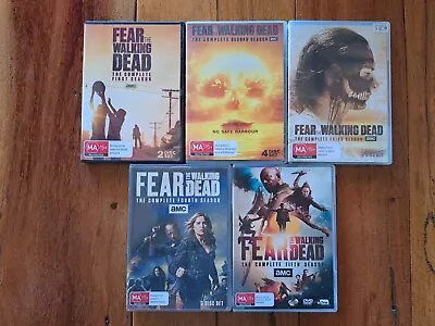 Fear The Walking Dead - The Complete Series Seasons 1 - 5 1 2 3 4 5 FREE POST Au • $94.95