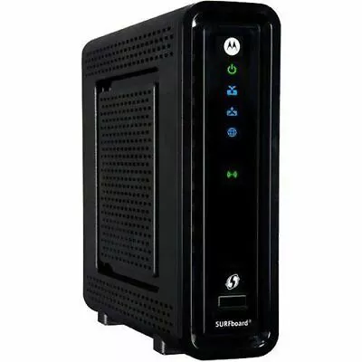 Motorola SBG6580 SURFboard 343 Mbps 4 Port Gigabit Wireless Cable Modem - Black • $20