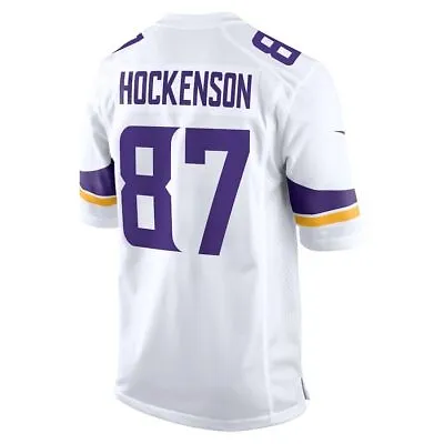 TJ Hockerson Minnesota Vikings White Nike Game Jersey • $139.99