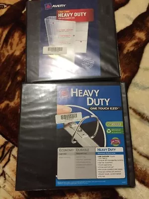 2- NEW AVERY 2” & 3” HEAVY DUTY PHOTO ALBUMS One Touch EZD  • $14.99