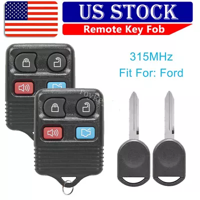 2 Remote For 2003 2004 2005 2006 2007 2008 2009 2010 Lincoln Town Car Car Key • $12.85