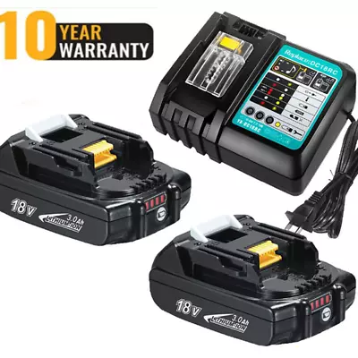 Replacement For Makita 18V 3.0Ah Lithium Ion Battery Or Charger BL1815 BL1830B • $16