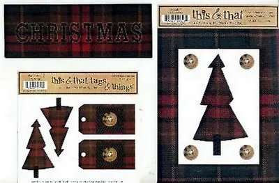 CHRISTMAS 11 Die Cut Embellishments - My Mind's Eye This & That Sets • $1.49