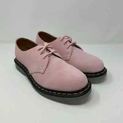 Dr. Martens 1461 ICED PINK SUEDE OXFORD SHOES Men’s Size 9 • $99.99