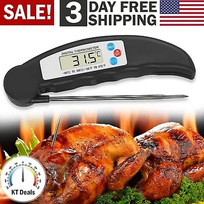 Meat Thermometer Instant Read Digital Kitchen Grill Cooking BBQ Baking Food  • $5.99