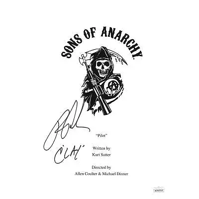 Ron Perlman Signed Sons Of Anarchy Movie Script Cover Clay Autographed JSA COA • $129.99