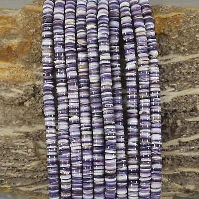 Wampum Quahog Shell Heishi Disk 4mm 5mm 6mm • $30