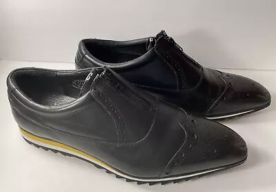 John Fluevog Men’s Oxfords Dress Shoes Leather Black 12 • $140