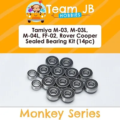 Tamiya M-03 M-03L M-04L FF-02 Rover Cooper - 14 Pcs Sealed Bearings Kit • $14.99