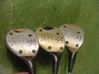 Vintage Golf Ping Karsten Woods Drivers 3 4 And 5 RH • $39.99