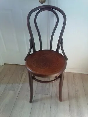 Antique Fischel Bentwood Chair Excellent Condition Free UK Delivery • £124.95