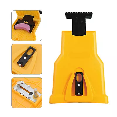 Chainsaw Teeth Sharpener Self Bar Mount Chain Grinder Sharpening System Tools UK • £6.99