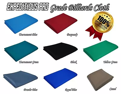 EXPEDITIOUS Pro Worsted Pool Cloth-Fast Speed High Accuracy Pre-Cut Bed And Rail • $173