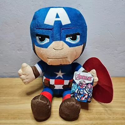 New Official 12  Marvel Avengers Captain America Plush Soft Toy • £0.99