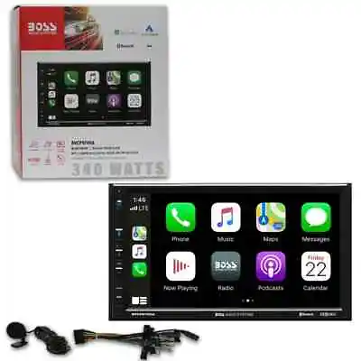 NEW BOSS Audio Systems BVCP9700A 2 Din Apple CarPlay Android Auto Car Stereo • $154.99