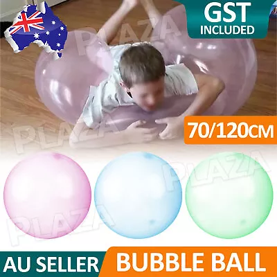 70-120cm Super Soft Wubble Bubble Ball Toy Firm Ball Stretch Bubble Big Balls OZ • $9.95