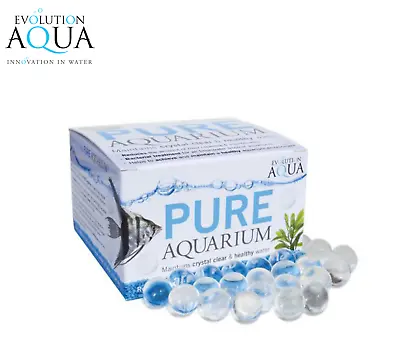 £9.95 • Buy Evolution Aqua Pure Aquarium 50 Balls Fish Tank Start Up Clear Water Treatment