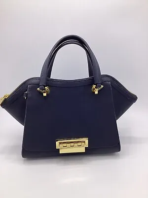 $199 • Buy Zac Posen Navy Blue Top Handle Crossbody Handbag