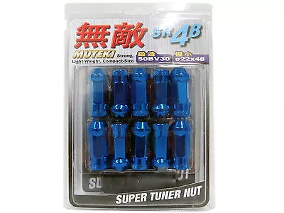 Muteki Sr48 20pcs Extended Wheels Tuner Lug Nuts (open End/12x1.25/blue) • $49.99