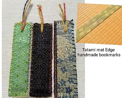 Tatami Mat Edge Bookmark Handmade New Made In Japan UK Free Delivery • £4.50