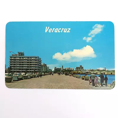 Vintage Postcard Partial View Of Malecon In Veracruz Mexico Walkway By Water • $5.75