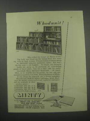 1954 Minty Sectional Bookcases Advertisement - 21N 24N And 36N - Whodunit? • £19.29