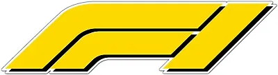 Formula One FIA F1 Racing Bolid Logo Vinyl Sticker Decal Car Truck Window Yellow • $6.49