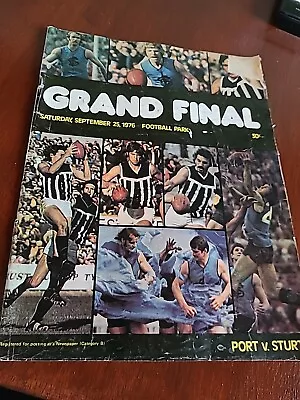 1976 Grand Final Budget  Port Adelaide V Sturt  • $9.95