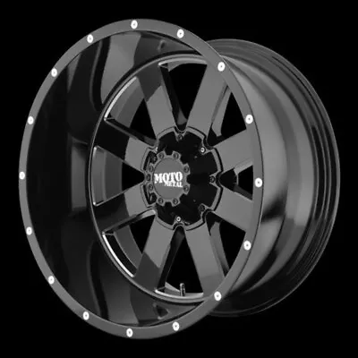 Moto Metal MO96221280344N MO962 Wheel 20  X 12  Black 8X6.5 • $267.84